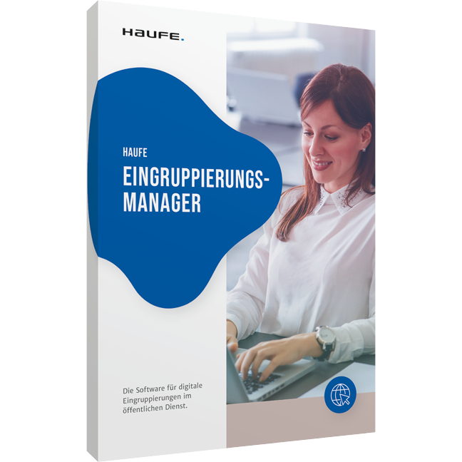 Haufe Eingruppierungsmanager S - Die Software für rechtssichere Eingruppierungen im öffentlichen Dienst