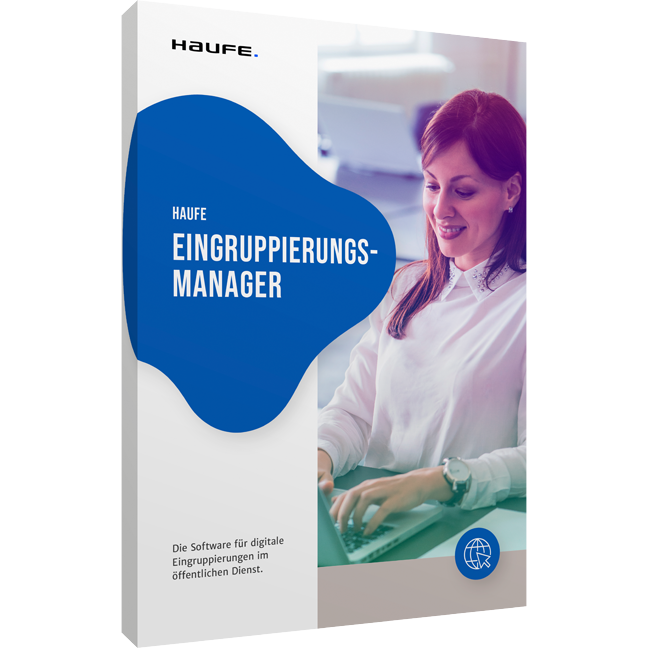 Haufe Eingruppierungsmanager L - Die Software für rechtssichere Stellenbewertungen im öffentlichen Dienst