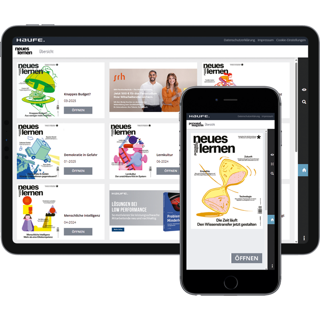 personalmagazin – neues lernen digital - Inspiration für die Entwicklung von Mensch und Organisation