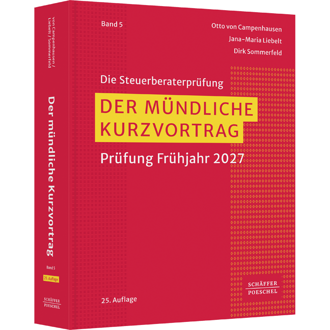 Der mündliche Kurzvortrag - Prüfung Frühjahr 2027
