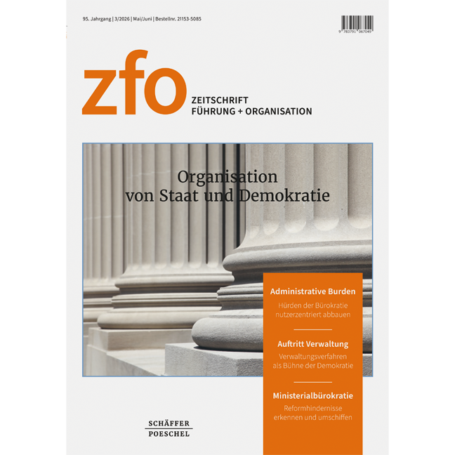 zfo - Zeitschrift Führung + Organisation