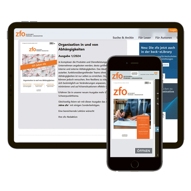 zfo digital - Zeitschrift Führung + Organisation