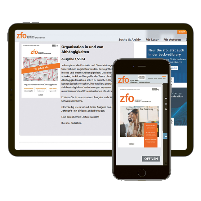 zfo digital - Zeitschrift Führung + Organisation