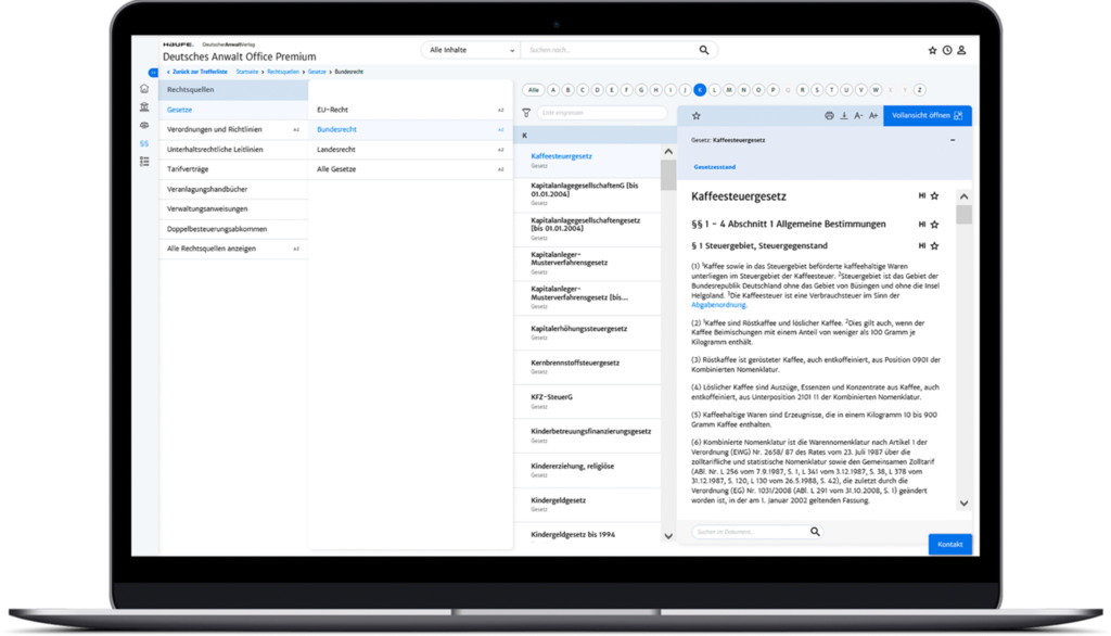 Deutsches Anwalt Office Premium: Datenbank | Haufe Shop