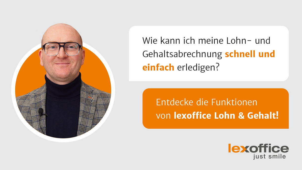 Video-Vorschaubild: Lohnabrechnung erledigen mit lexoffice