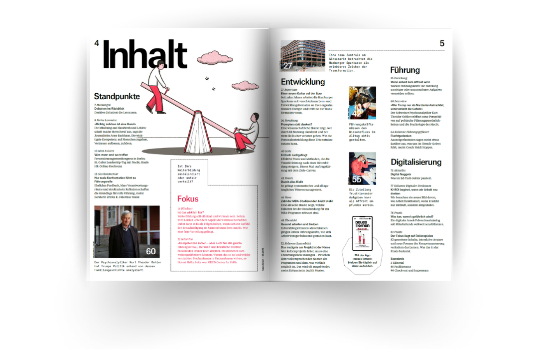 personalmagazin – neues lernen - Inspiration für die Entwicklung von Mensch und Organisation