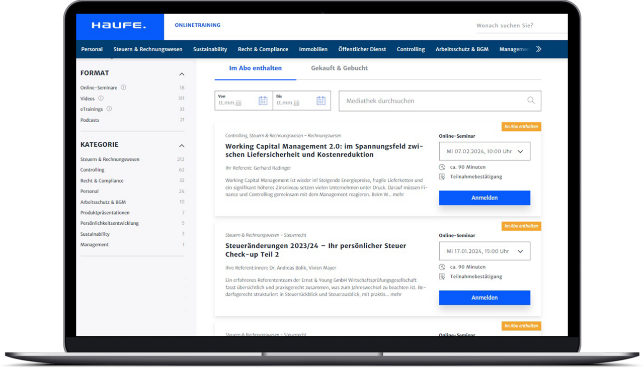 Online-Seminare