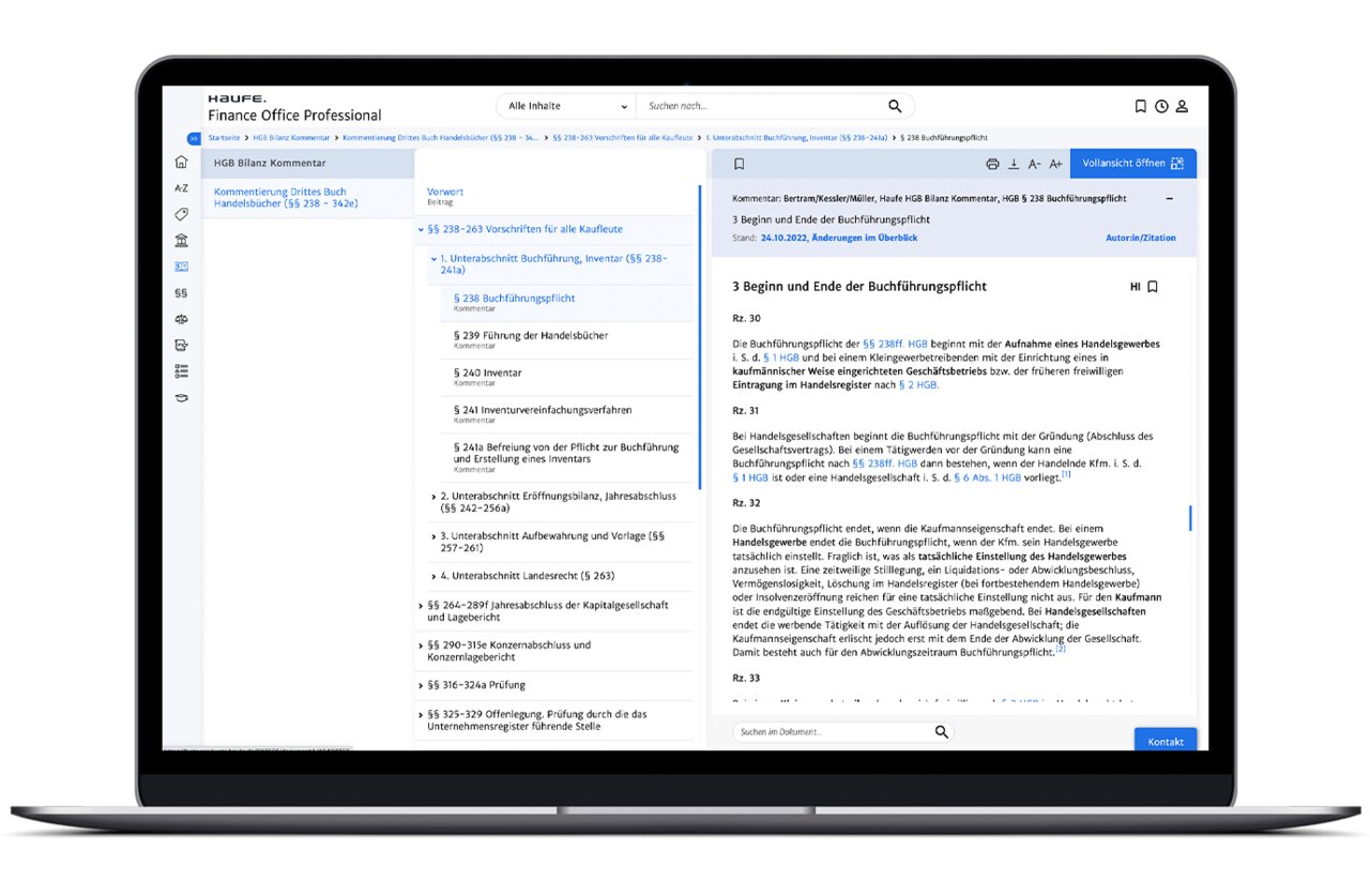 HGB Bilanz Kommentar