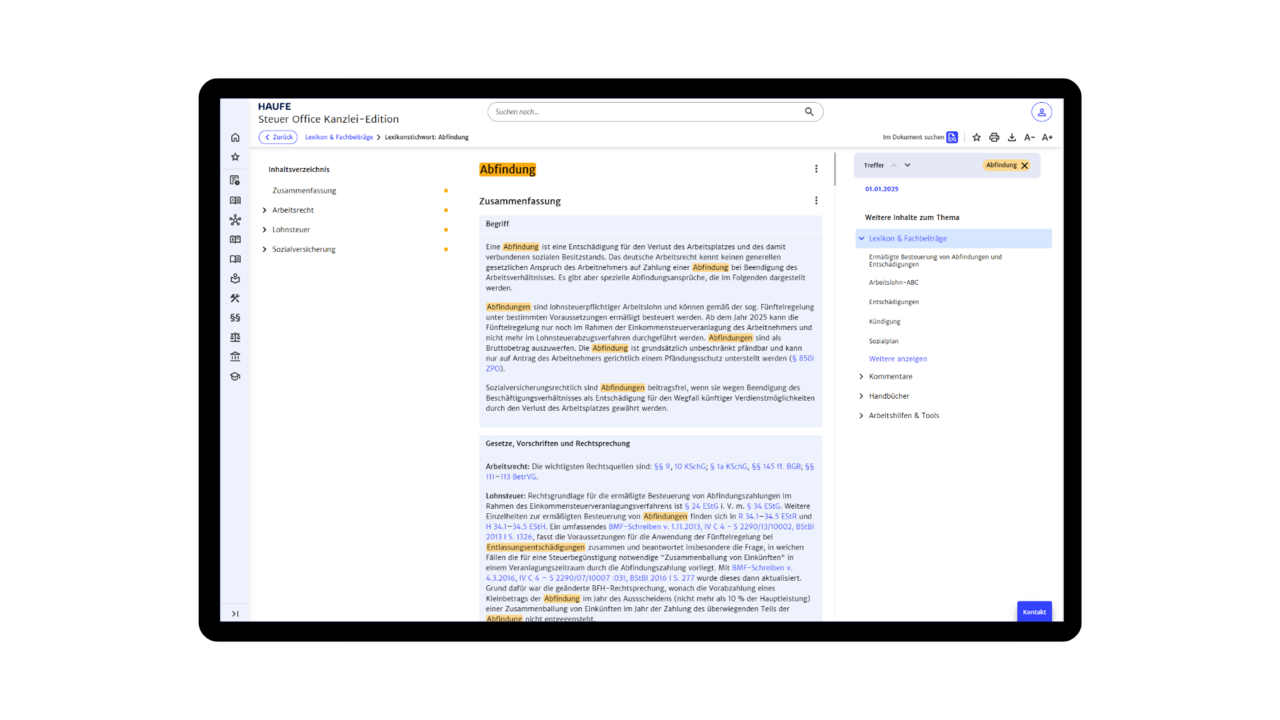 Maximale Recherche-Effizienz