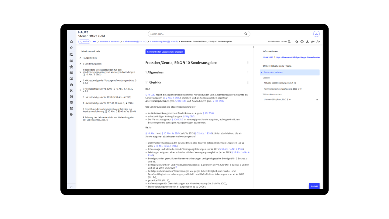 Renommierte Kommentare