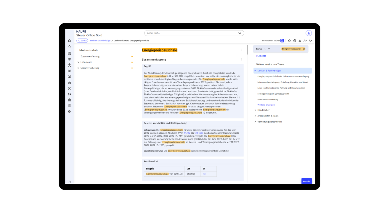 Maximale Recherche-Effizienz