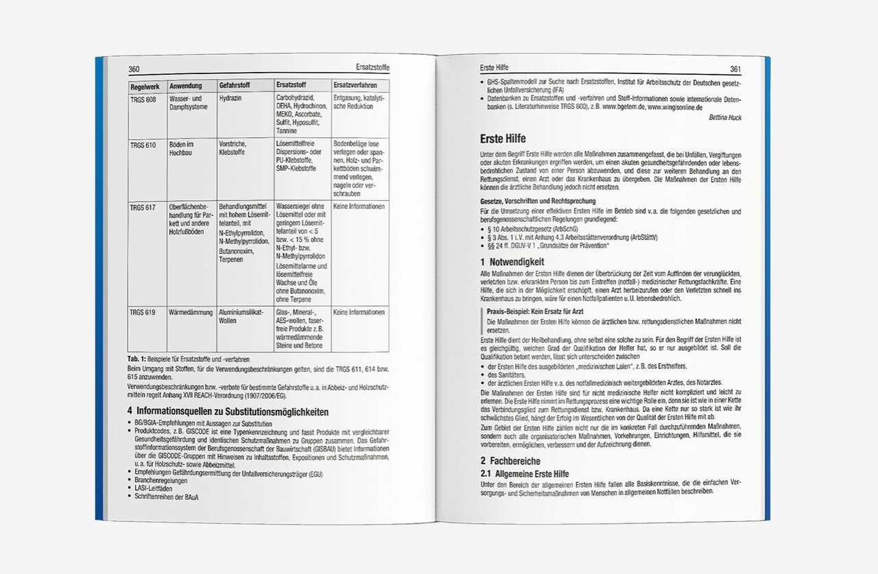 Blick ins Lexikon - E wie Erste Hilfe