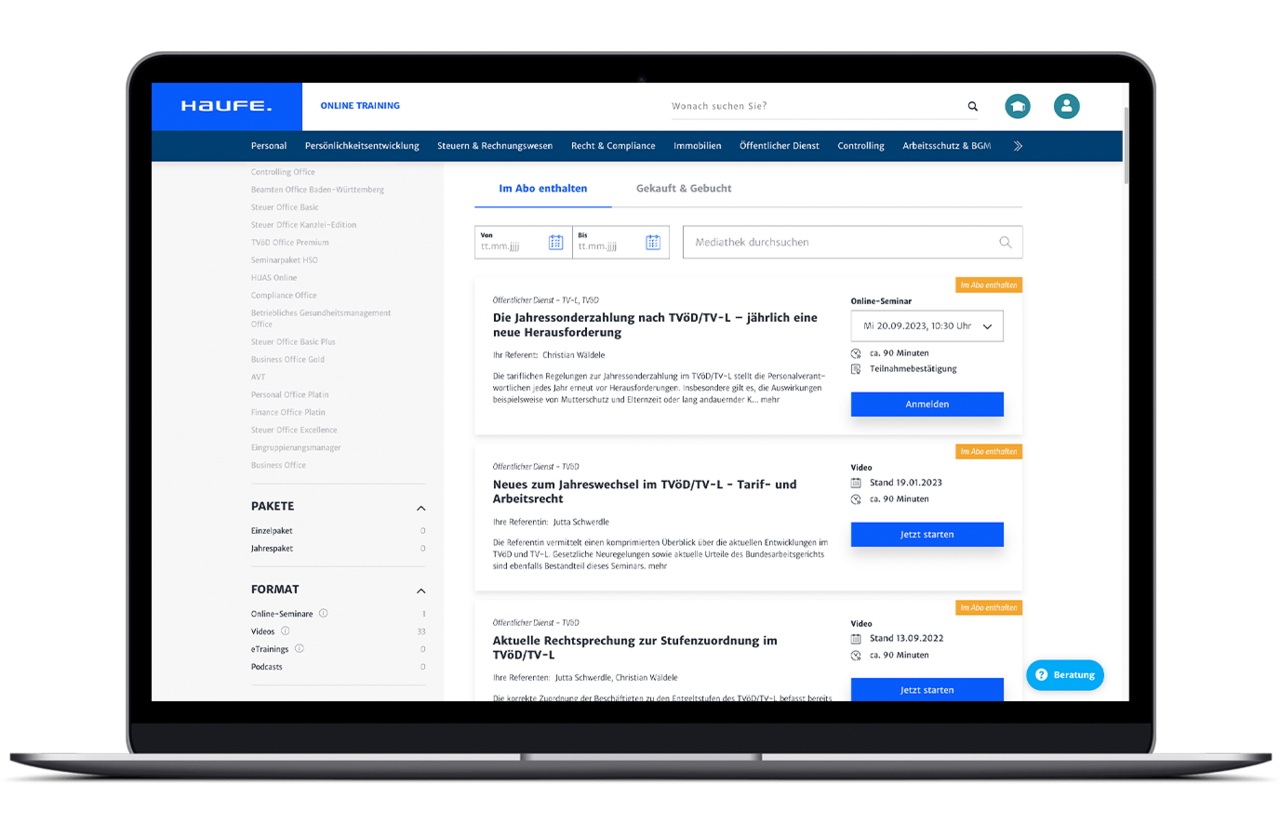 Online-Weiterbildung