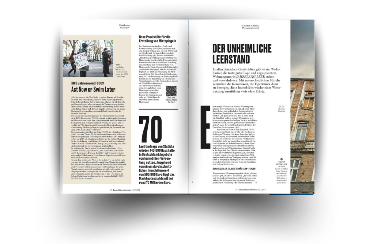 Entdecken Sie die Vorteile der IW – IMMOBILIENWIRTSCHAFT
