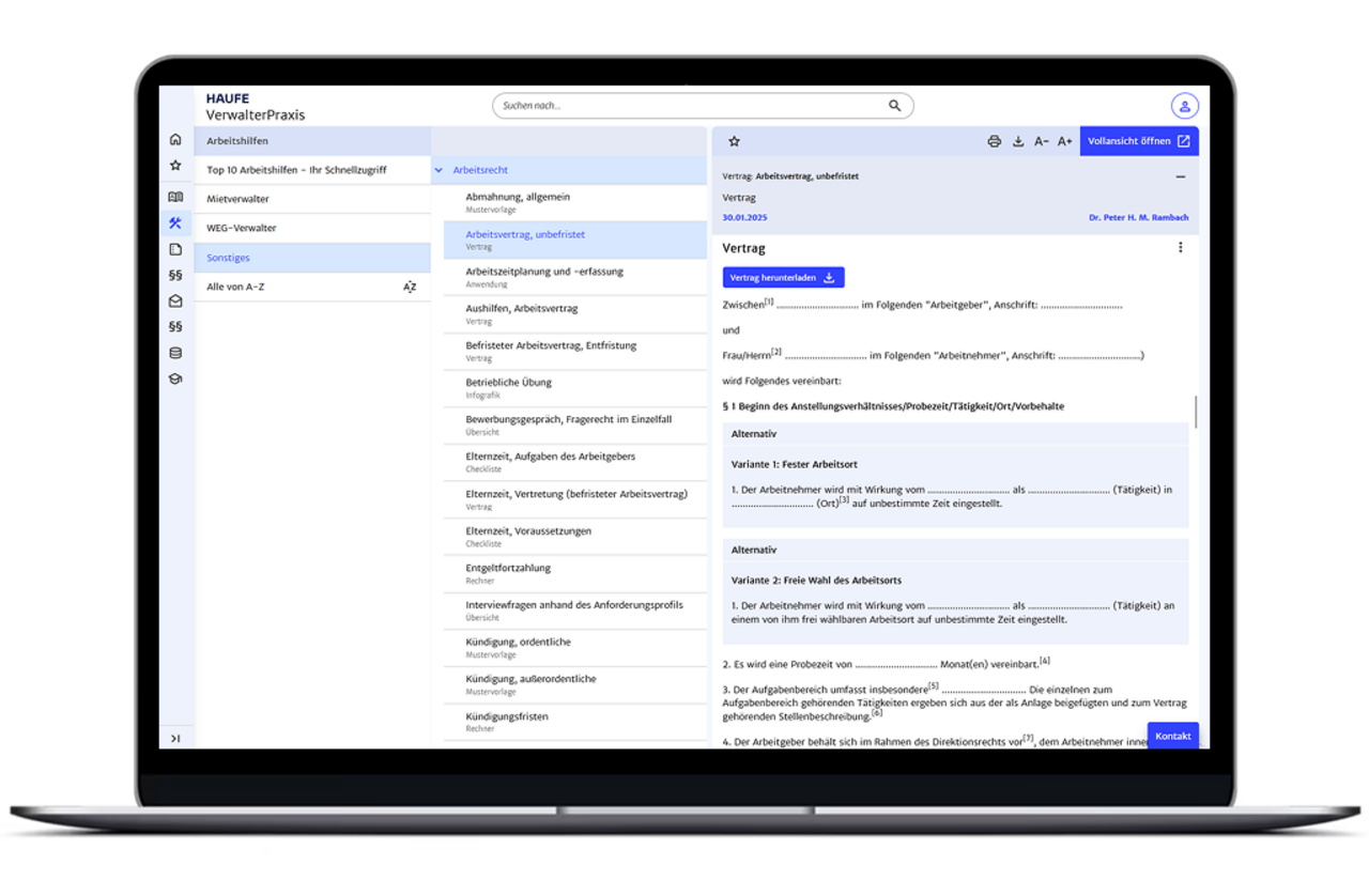Personalführung für Immobilienverwaltungen