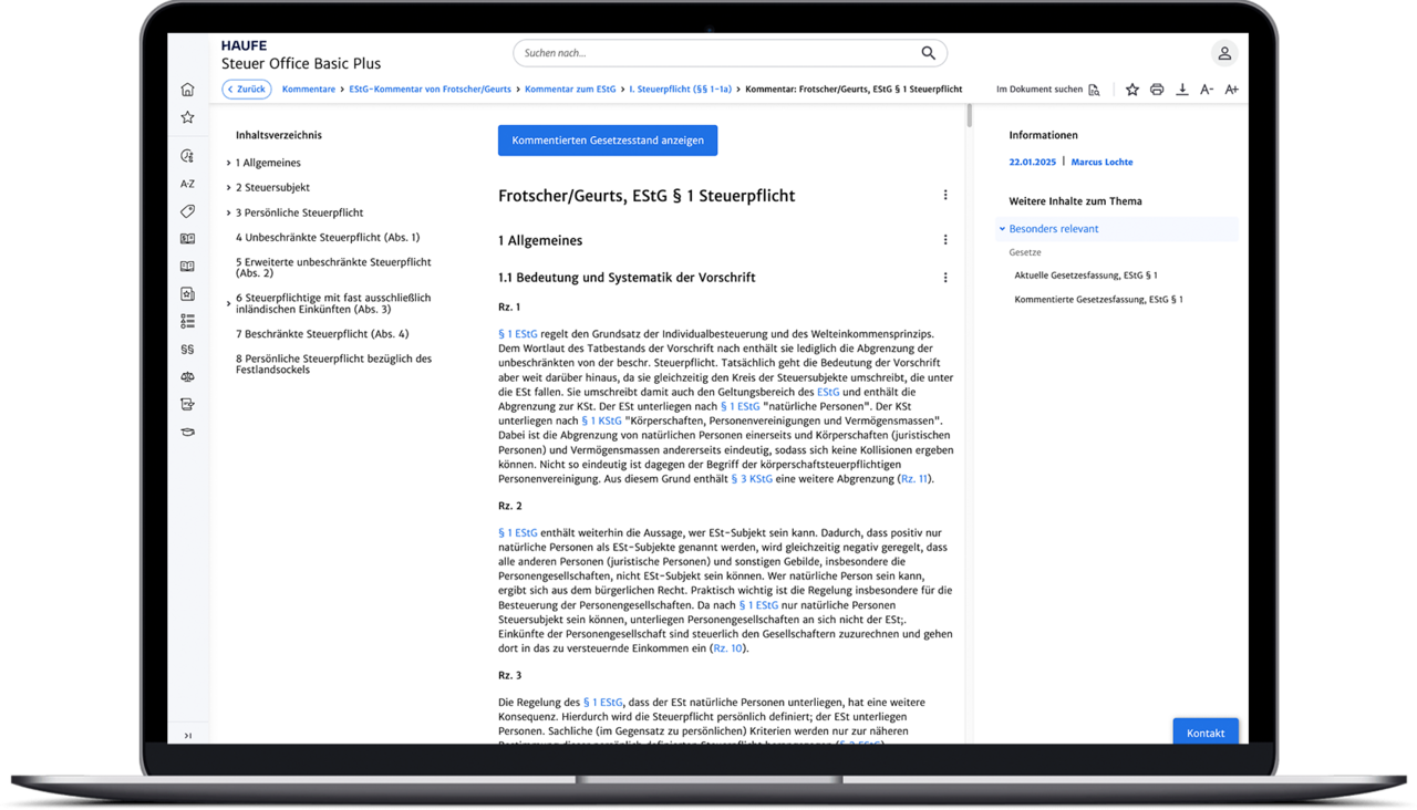  Renommierte Kommentare