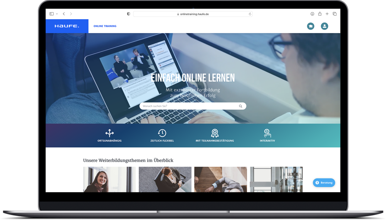 Einzigartiges Online-Weiterbildungspaket