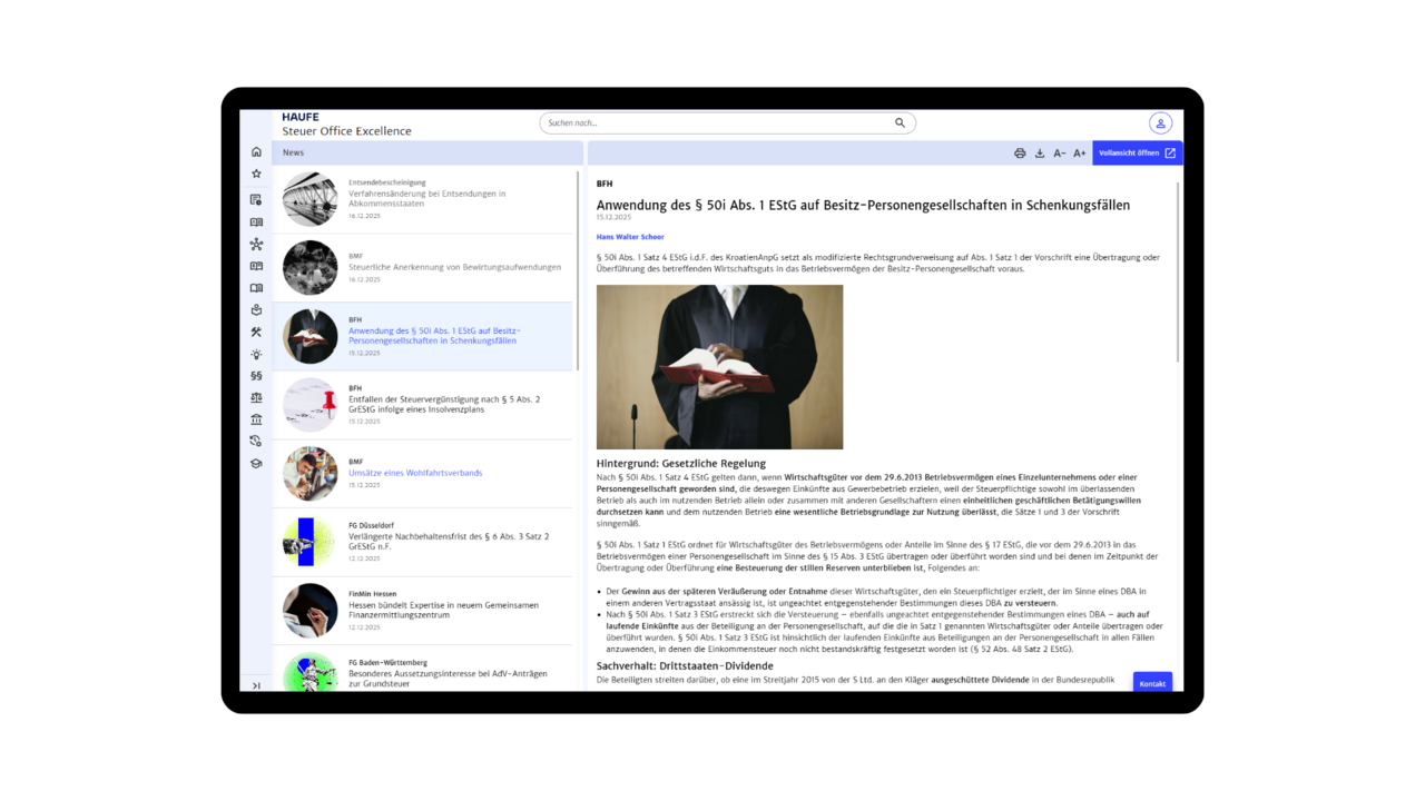 Immer auf dem neuesten Stand