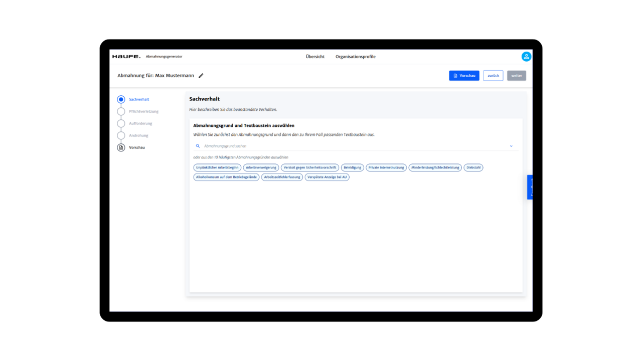 Generator für mehr Sicherheit beim Thema Abmahnungen