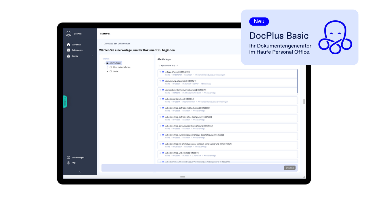 DocPlus & Zeugnisgenerator: HR-Dokumente einfach sicher erstellen