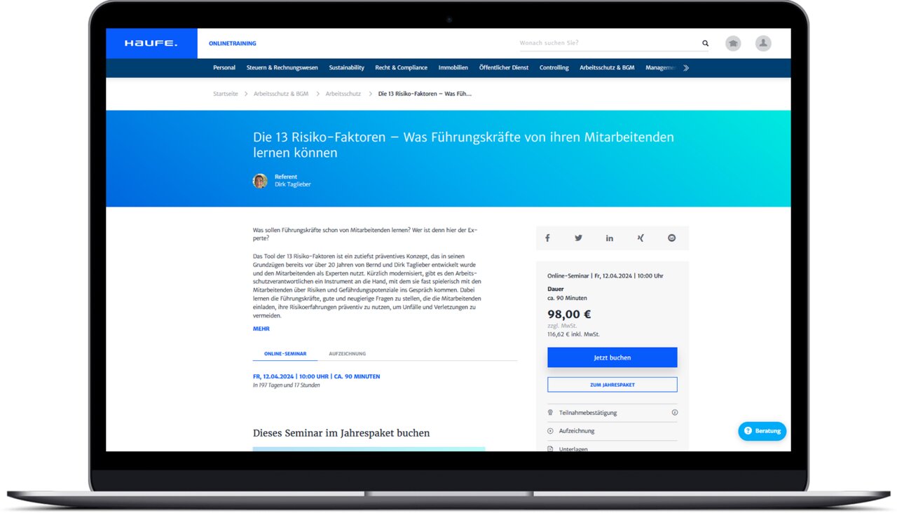 Moderne Weiterbildung direkt am Arbeitsplatz