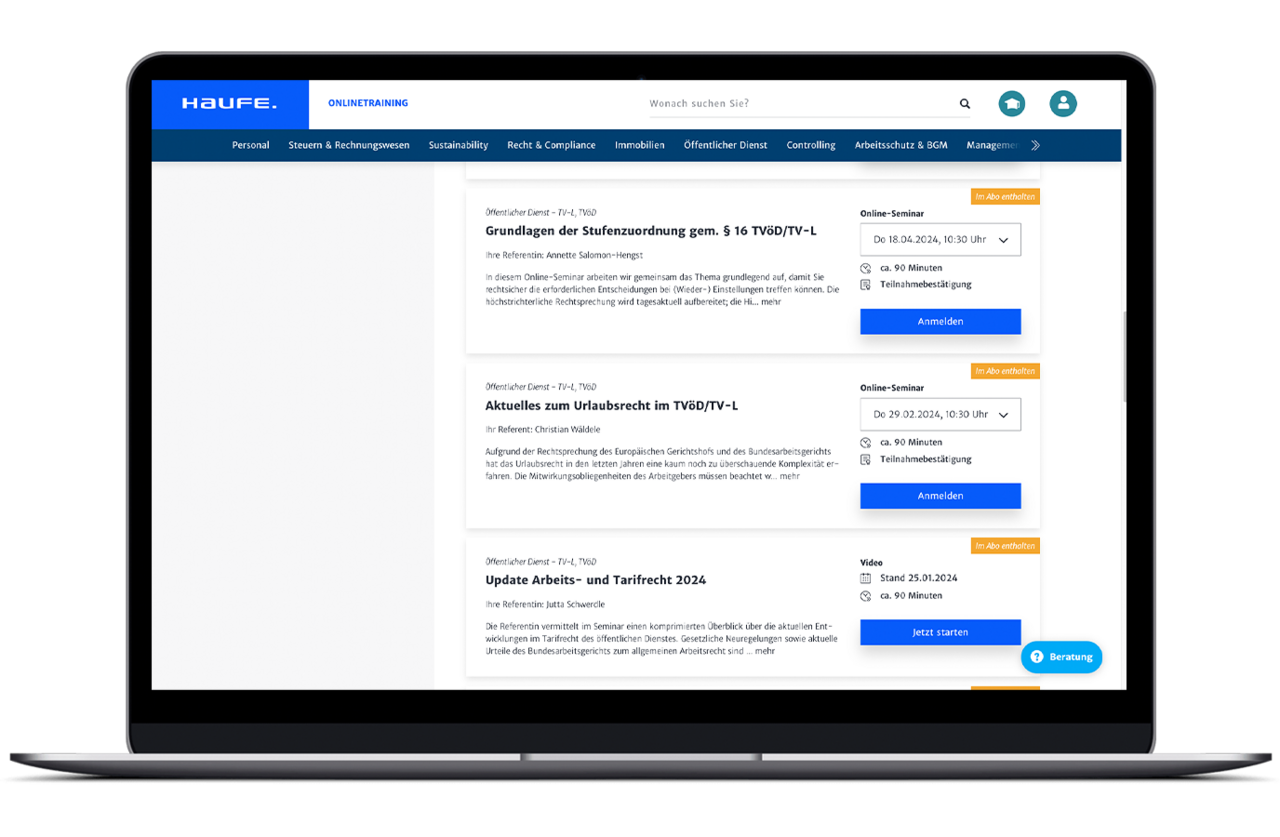 Online-Weiterbildung