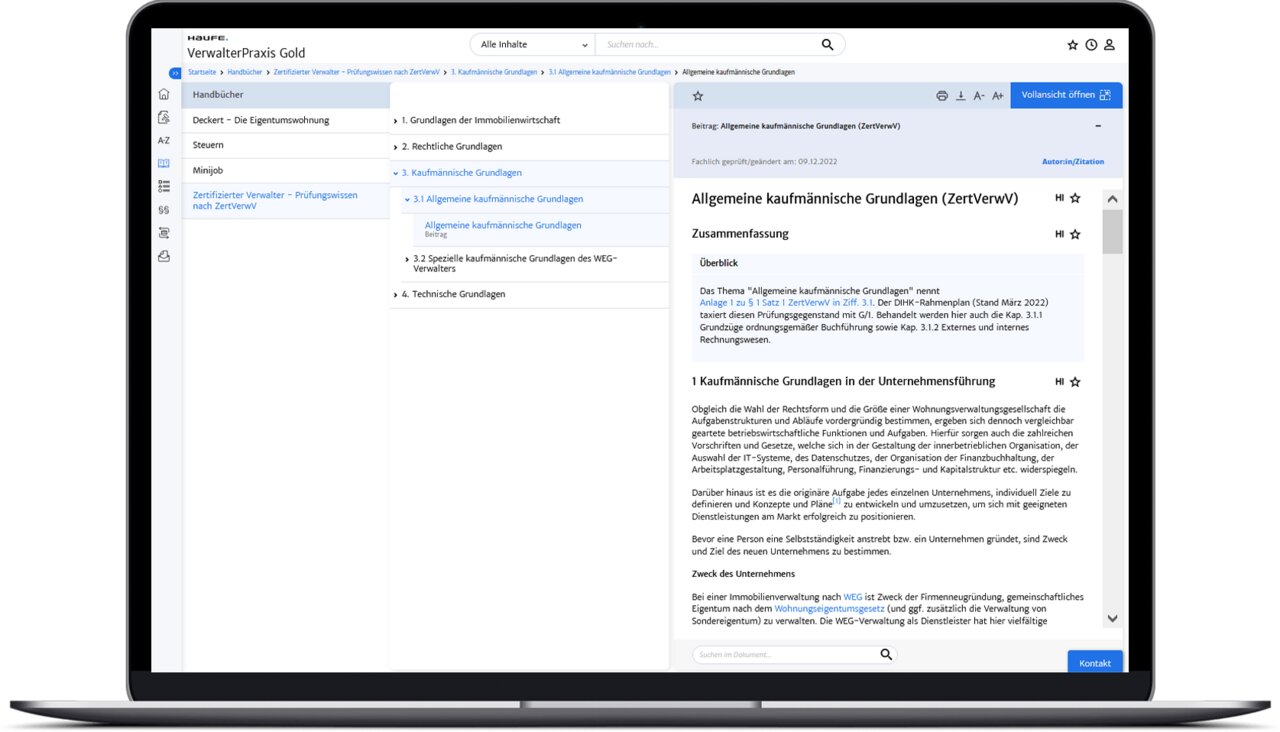 Zertifizierter Verwalter