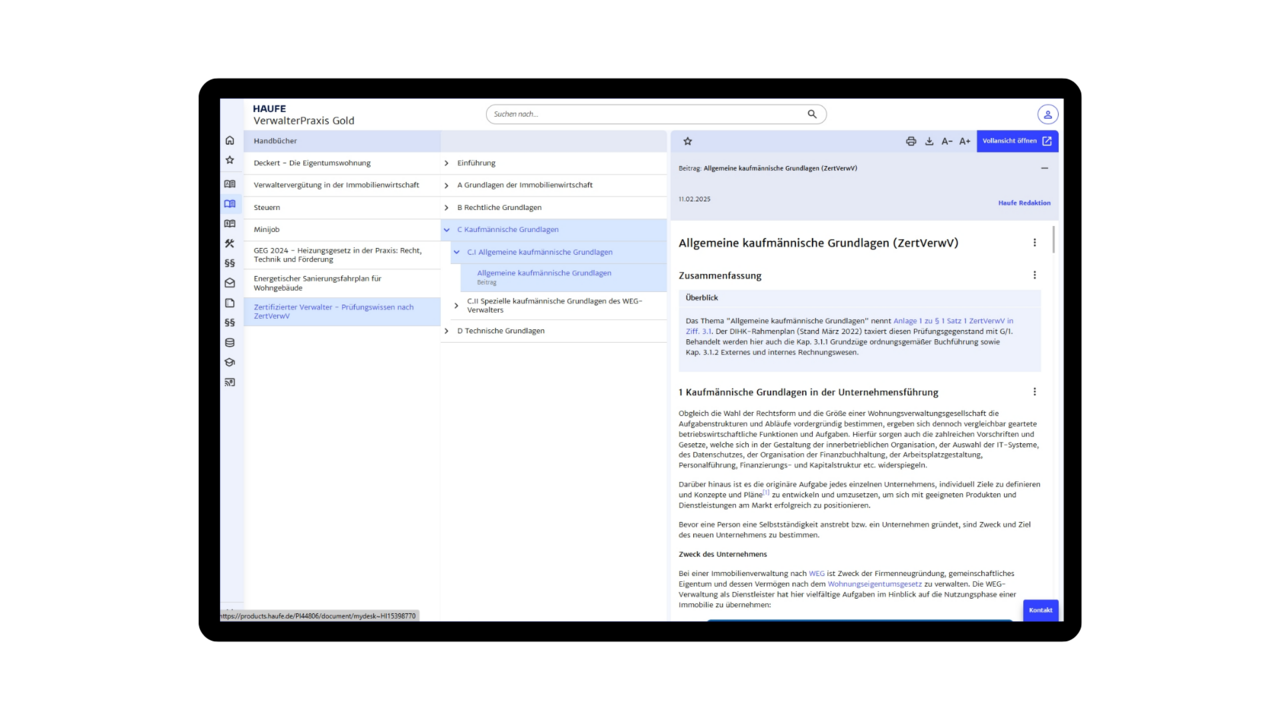 Zertifizierter Verwalter