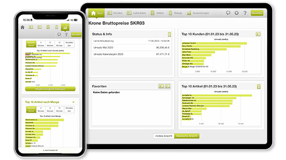 On top: Clevere Funktionen und Services