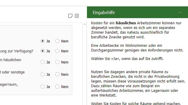 Tipps wie vom Fachmann: Die Eingabehilfe