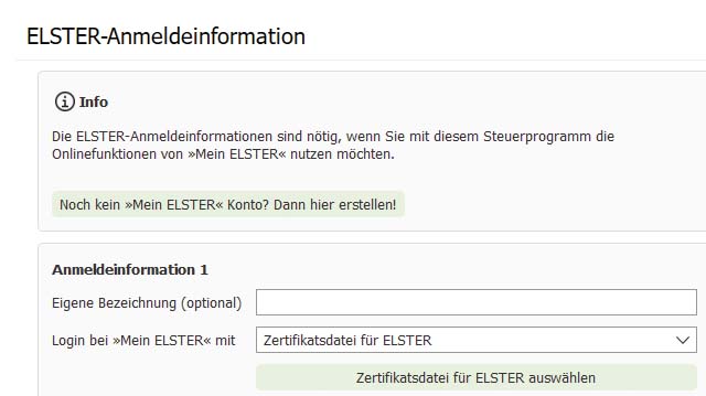 Bequeme Datenübernahme und schnelle Übermittlung an das Finanzamt