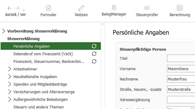 Einfache Benutzeroberfläche und intuitive Bedienung