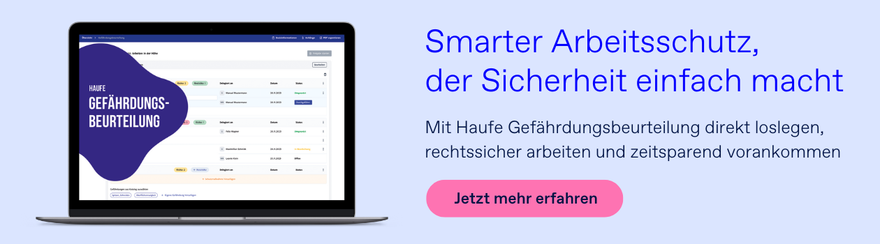 Gefährdungsbeurteilung