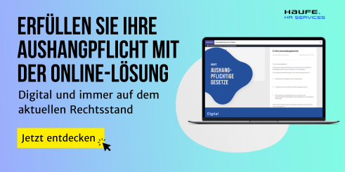 Neu: Aushangpflichtige Gesetze Digital