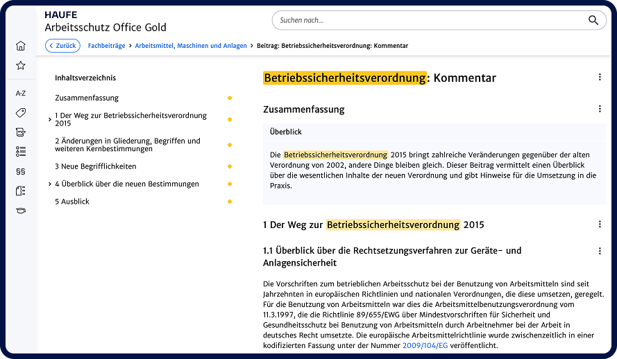 CoPilot Arbeitsschutz Quellen prüfen