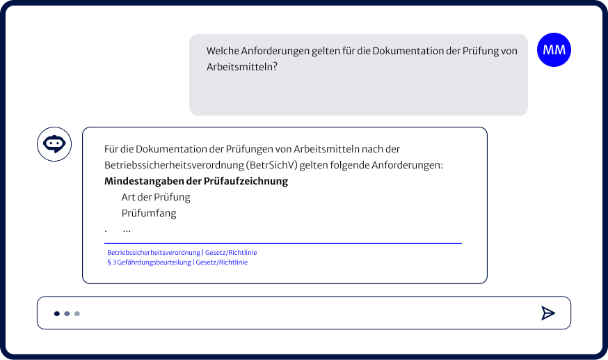 CoPilot Arbeitsschutz Antworten verfeinern