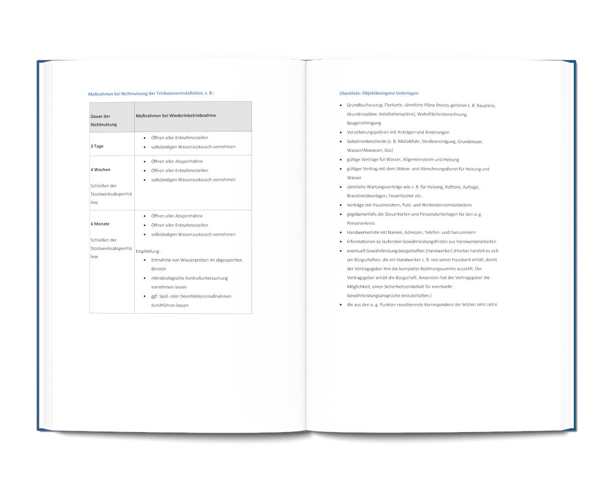 Mit Checklisten nichts übersehen