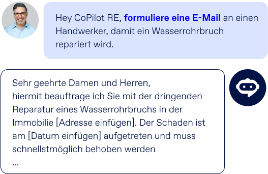 Korrespondenz Beispiel