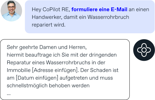 Korrespondenz Beispiel