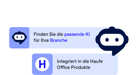 Fachspezifische KI Features Ansicht