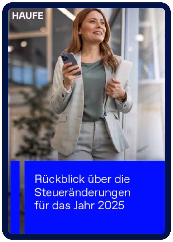 Rückblick über die Steueränderungen für das Jahr 2025