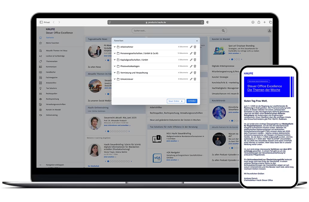 Weitere Funktionen & Services