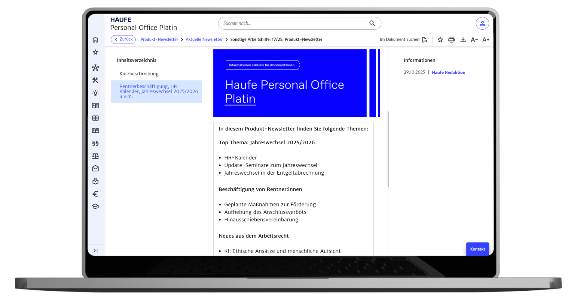 Mein Personal Office