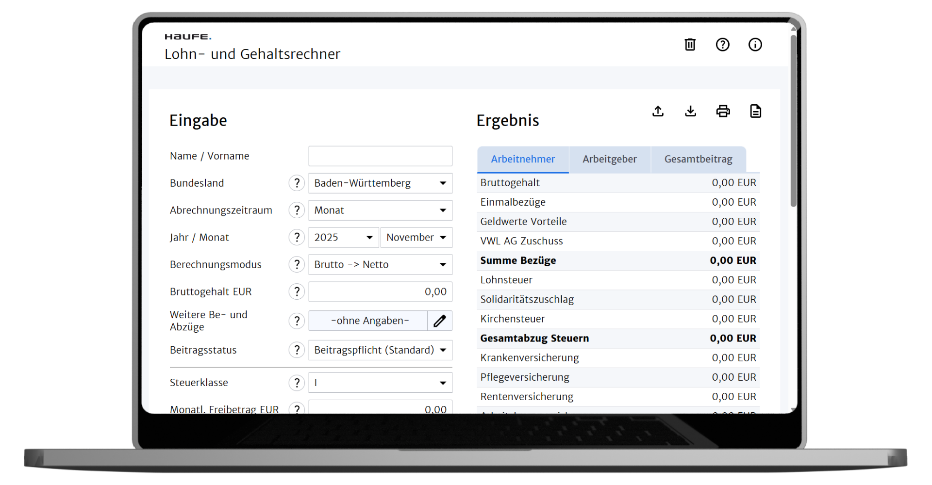 Arbeitshilfen & Rechner