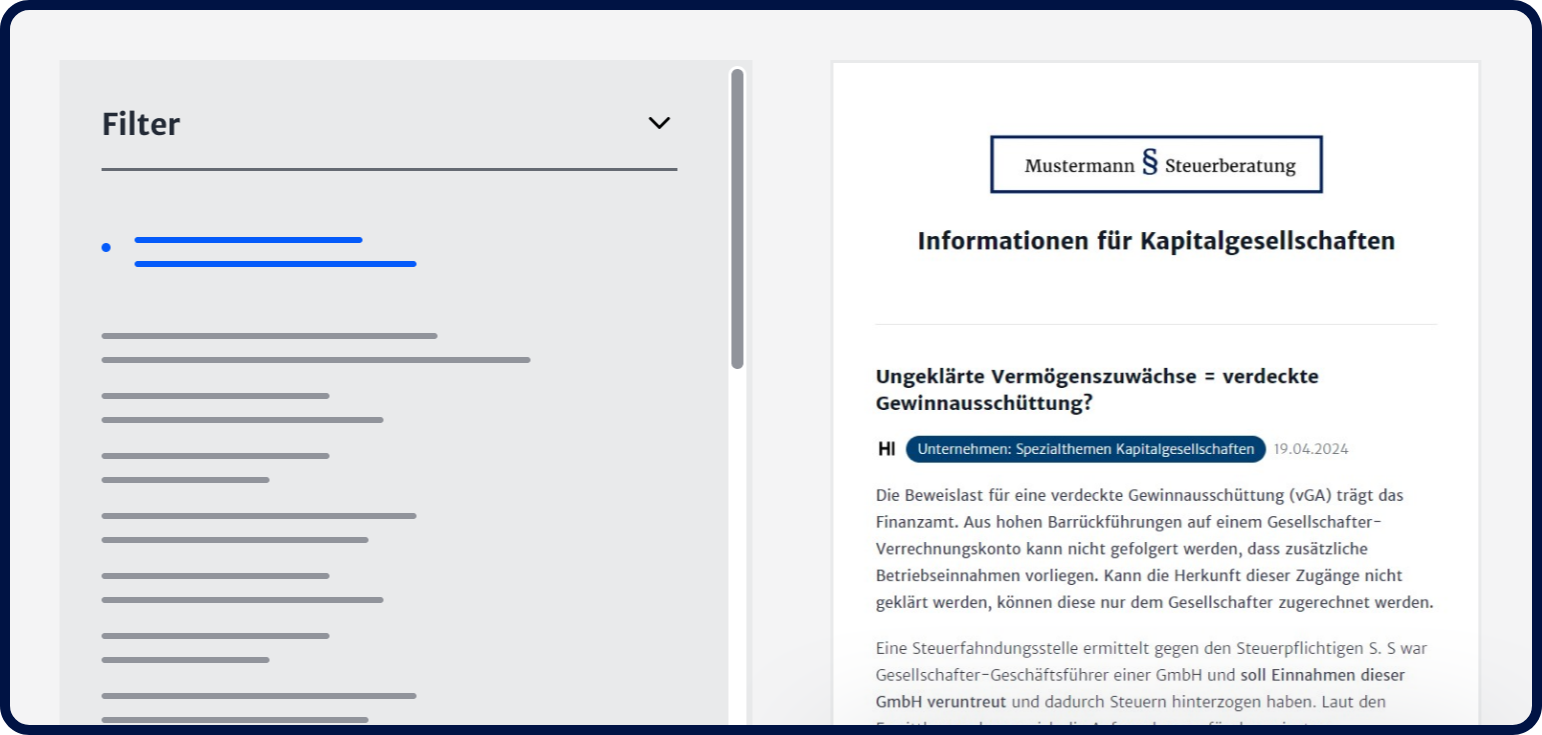 Haufe SteuerBriefing Sicher Versenden