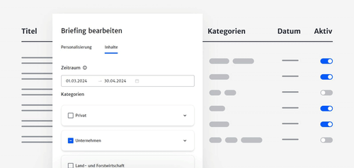 Haufe SteuerBriefing Bearbeiten