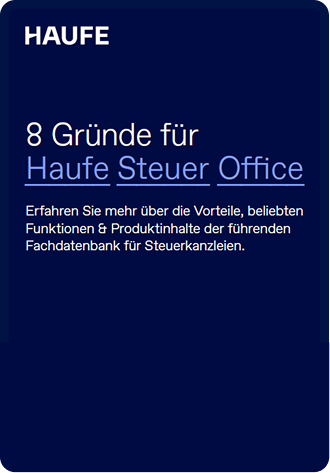 8 Gründe für Haufe Steuer Office