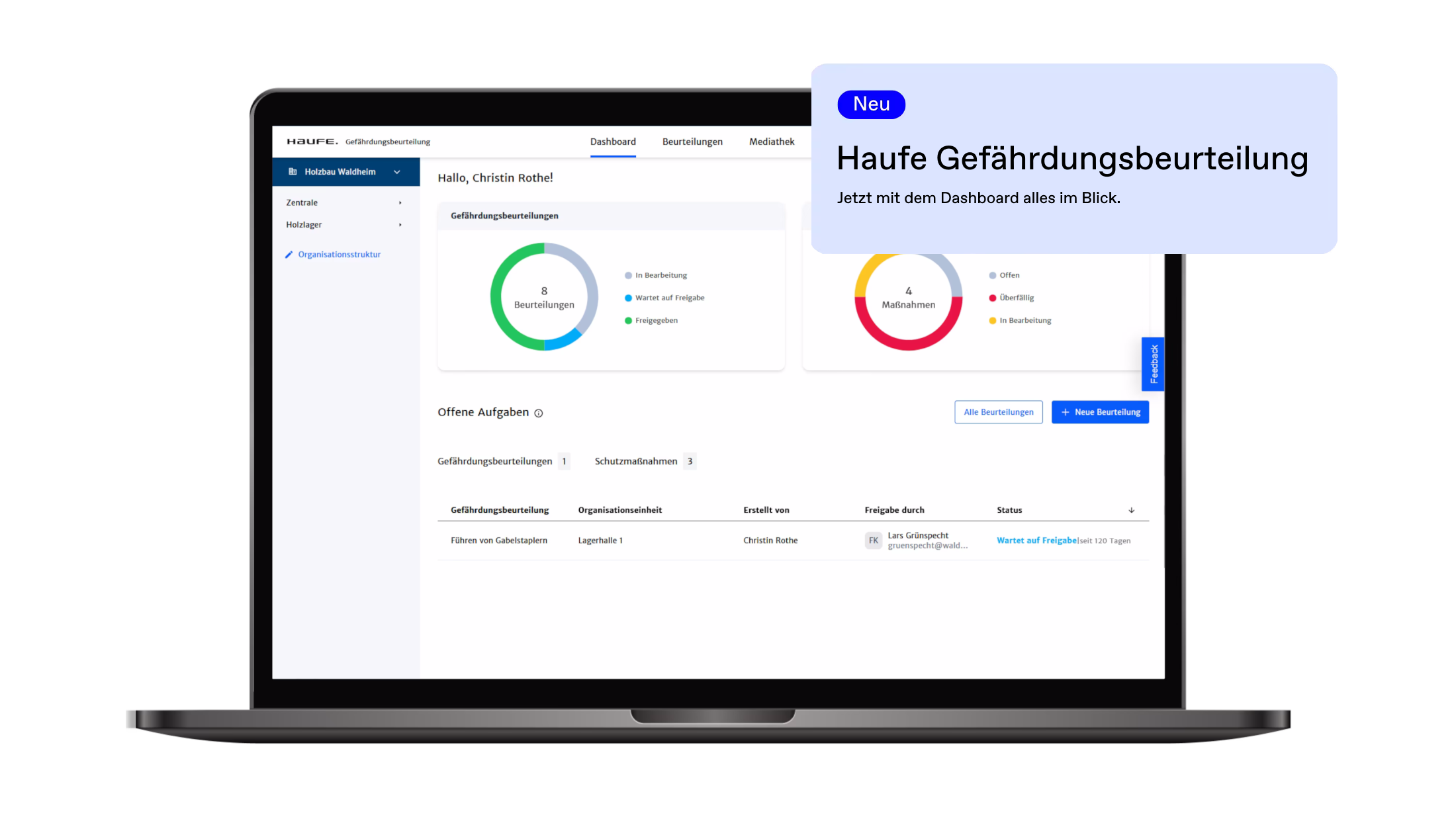 Haufe Gefährdungsbeurteilung - Die intuitive Software zur Erstellung von Gefährdungsbeurteilungen