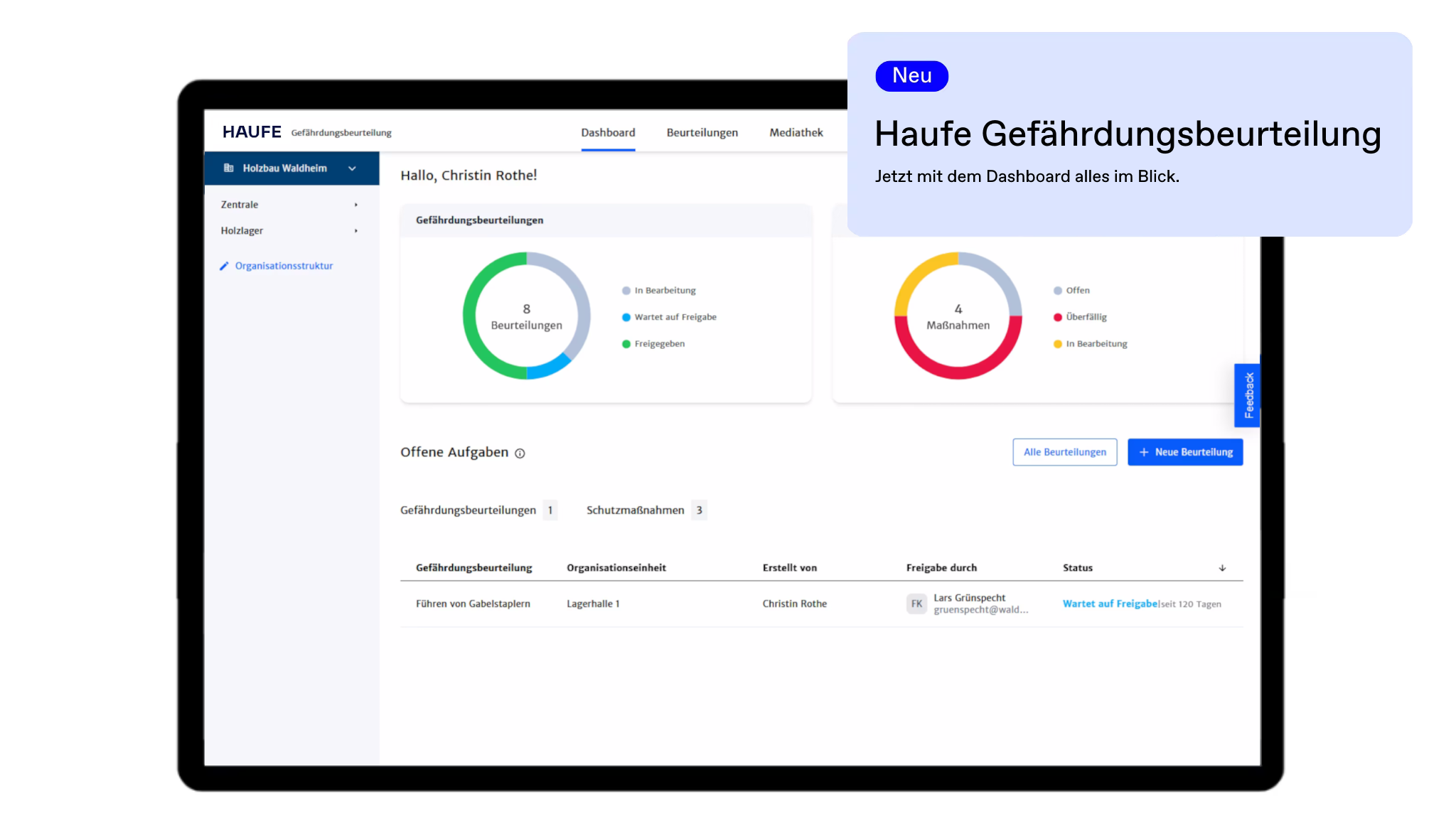 Haufe Gefährdungsbeurteilung - Die intuitive Software zur Erstellung von Gefährdungsbeurteilungen