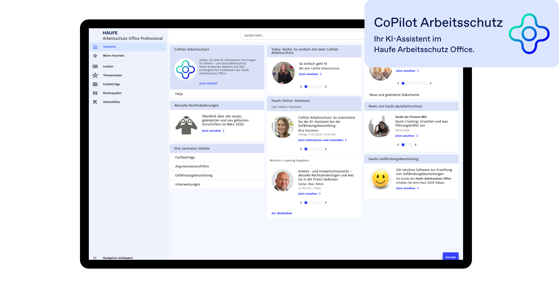 Haufe Arbeitsschutz Office Professional - Die umfassende Komplettlösung für Ihren erfolgreichen Arbeits- und Gesundheitsschutz
